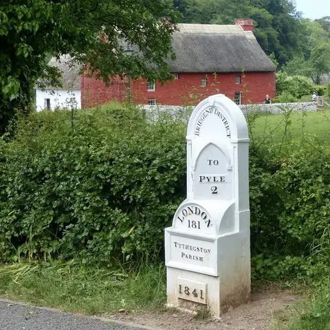Photo of St Fagans National Museum of History, a garden in Cardiff, south east Wales.