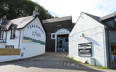 Photo of Tobermory Distillery, a distillery in Argyll and Bute, the Scottish Highlands and Islands.