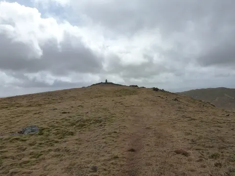Photo: Pumlumon Fawr, a 753m hill near Devil's Bridge, Ceredigion, mid Wales.