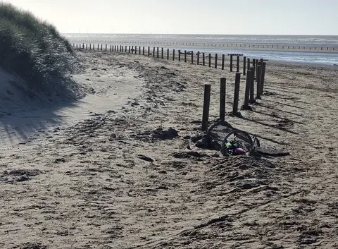 Photo of Ainsdale, a swimming spot in Merseyside, north west England.