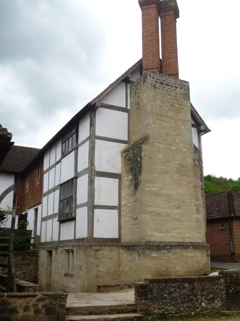Photo of Weald & Downland Living Museum, a landmark near Singleton in the South Downs, West Sussex, south east England.