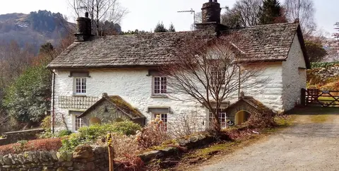 Photo of Rydal, a village in the Lake District, Cumbria, north west England.