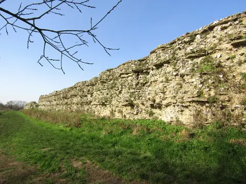Photo of Calleva Atrebatum, Silchester, a Roman archaeological site near Basingstoke, Hampshire, south east England.