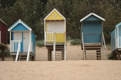 Photo of Wells-next-the-Sea, a village in Norfolk, eastern England.