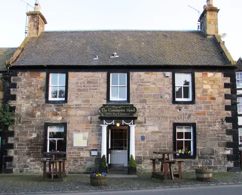 Photo of The Covenanter Hotel, a pub near Falkland, Fife, central Scotland.