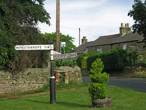 Photo of Edmundbyers, a village in the North Pennines, County Durham, north east England.