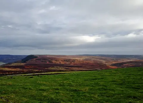 Photo of Scarthwood Moor, a country estate near Osmotherley in the North York Moors, North Yorkshire, northern England.