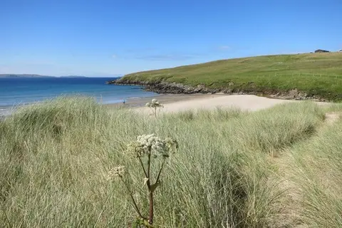 Photo of West Sandwick, a beach in the Shetland Islands, the Scottish Highlands and Islands.
