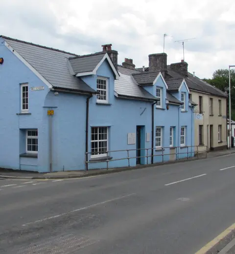 Photo of Lampeter, a village in Ceredigion, mid Wales.