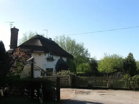 Photo of The Ginger Fox, a pub near Albourne in the South Downs, West Sussex, south east England.