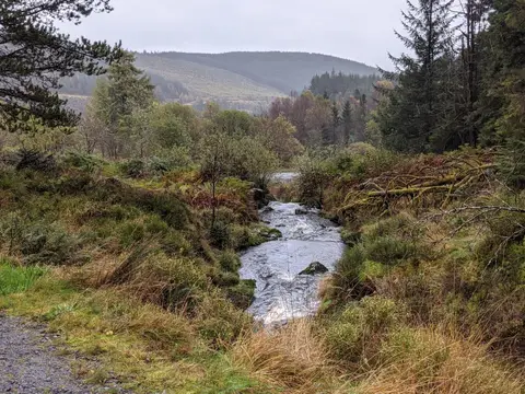Photo of Source of the Severn, a landmark near Machynlleth, the Powys, mid Wales.