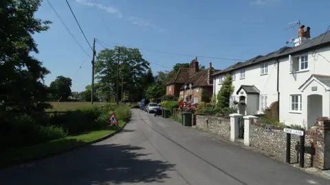 Photo of The Shoe Inn, a pub near Exton in the South Downs, Hampshire, south east England.