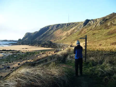 Photo of Elie Chain Walk, a visitor attraction near Elie and Earlsferry, Fife, central Scotland.