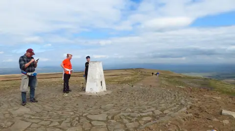 Photo along the Pendle Way, a 45-mile long-distance path in England.