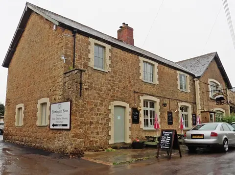 Photo of The Barrington Boar, a gastropub in Somerset, south west England.
