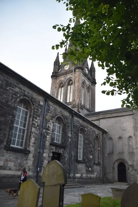 Photo of Kirk of St Nicholas, a church in Aberdeen, north east Scotland.