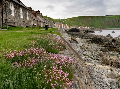 Photo of Crovie, a village in Aberdeenshire, north east Scotland.