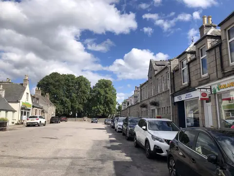 Photo of Tarland, a village in Aberdeenshire, north east Scotland.