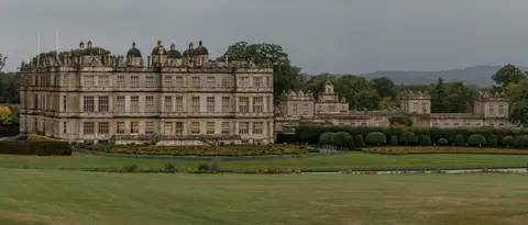 Photo of Longleat, a Grade I registered house & garden near Frome, Wiltshire, south west England.