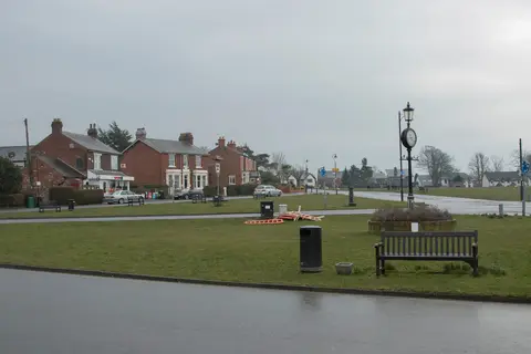 Photo of Wrea Green, a village in Lancashire, north west England.
