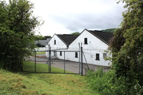 Photo of Auchentoshan Distillery, a distillery near Clydebank, West Dunbartonshire, central Scotland.