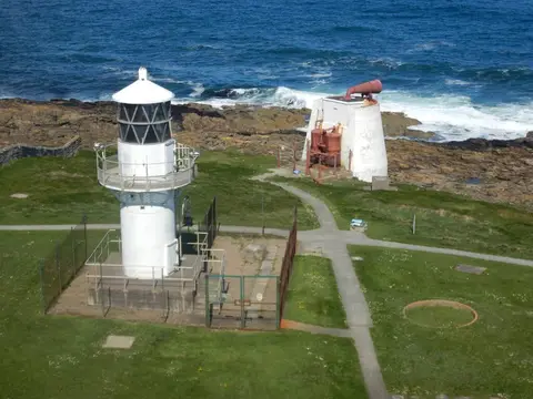 Photo of Kinnaird Head Lighthouse, a lighthouse near Fraserburgh, Aberdeenshire, north east Scotland.