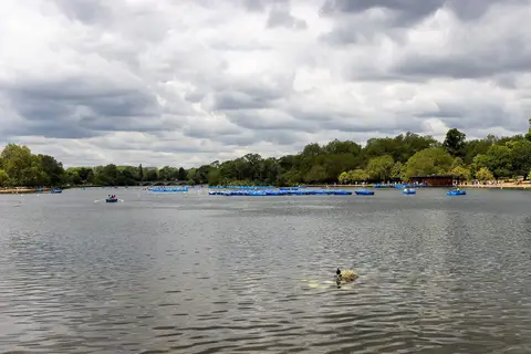 Photo of Hyde Park, a Grade I registered house & garden in London, England.