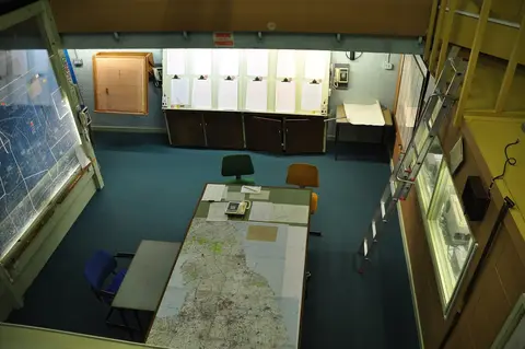 Photo of York Cold War Bunker, a visitor attraction in North Yorkshire, northern England.
