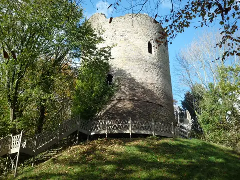 Photo of Castell Bronllys, a ruined castle near Talgarth, the Powys, mid Wales.