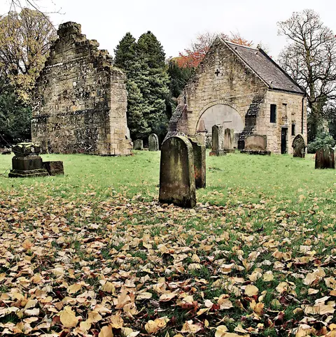 Photo of Loudoun Kirk, a church near Galston, East Ayrshire, southern Scotland.