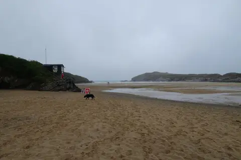 Photo of Porth, a swimming spot near Newquay, Cornwall, south west England.