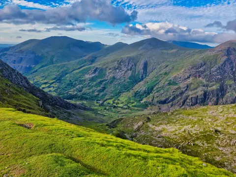 Photo of Eryri, a National Park in north Wales.