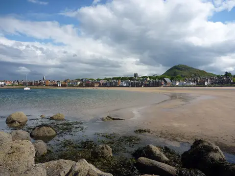 Photo of North Berwick, a village in East Lothian, central Scotland.