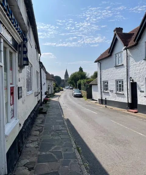 Photo of West Chiltington, a village in West Sussex, south east England.