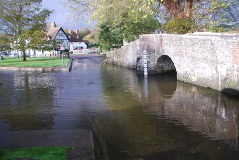 Photo of Eynsford, a village in Kent, south east England.