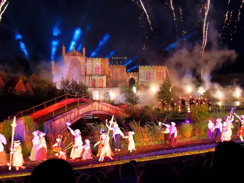 Photo of Kynren, a visitor attraction near Bishop Auckland, County Durham, north east England.