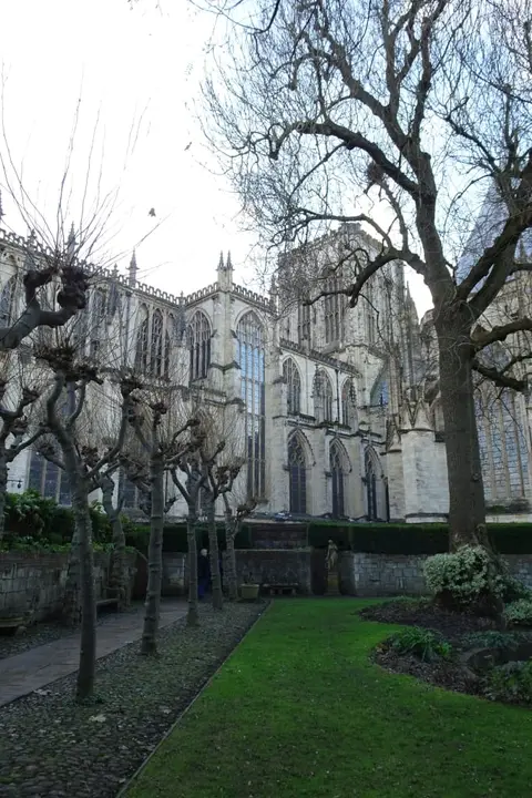 Photo of Treasurer's House, a house & garden in North Yorkshire, northern England.