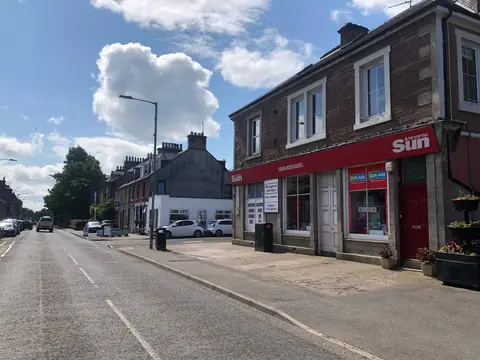 Photo of Alyth, a village in Perth and Kinross, central Scotland.