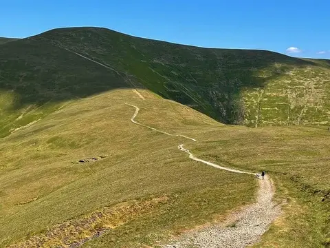 Photo along the Dales High Way, a 90-mile long-distance path running from Saltaire to Appleby-in-Westmorland, England.