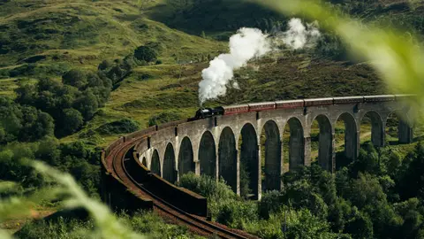 Photo of Glenfinnan Viaduct, a landmark in Highland, the Scottish Highlands and Islands.