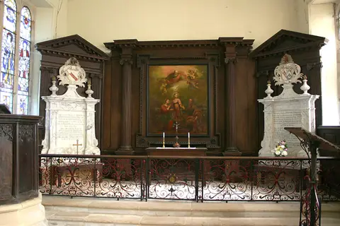 Photo of Withcote Chapel, a church in Leicestershire, central England.