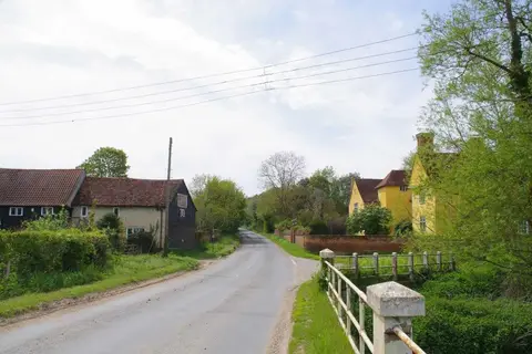Photo of Thorington Hall & Studio, a house & garden near Stoke-by-Nayland in Dedham Vale, Suffolk, eastern England.
