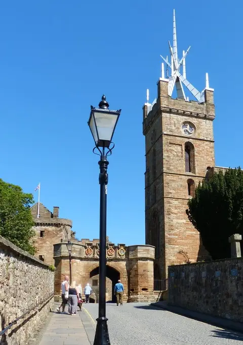 Photo of St Michael's Parish Church, Linlithgow, a church in West Lothian, central Scotland.