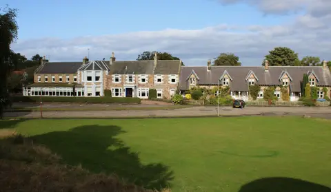 Photo of The Open Arms, a pub near Dirleton, East Lothian, central Scotland.