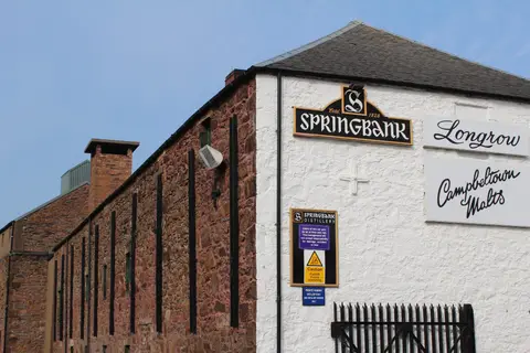 Photo of Springbank Distillery, a distillery near Campbeltown, Argyll and Bute, the Scottish Highlands and Islands.