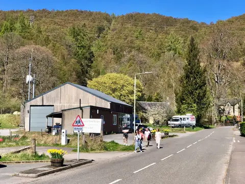 Photo of Kinloch Rannoch, a village in Loch Rannoch and Glen Lyon, Perth and Kinross, central Scotland.
