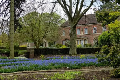 Photo of University of Leicester Botanic Garden, a garden near Oadby, Leicestershire, central England.