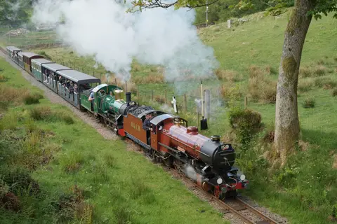 Photo of Ravenglass & Eskdale Railway, a visitor attraction in the Lake District, Cumbria, north west England.