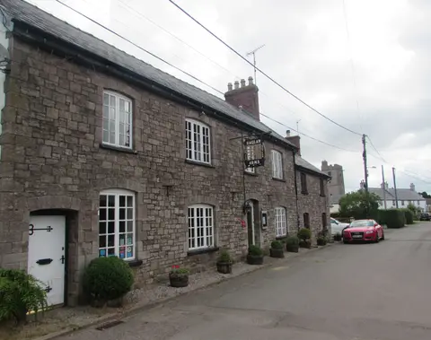 Photo of The Raglan Arms, a pub near Llandenny, Monmouthshire, south east Wales.