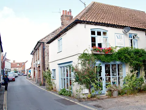 Photo of Holt, a village in Norfolk, eastern England.